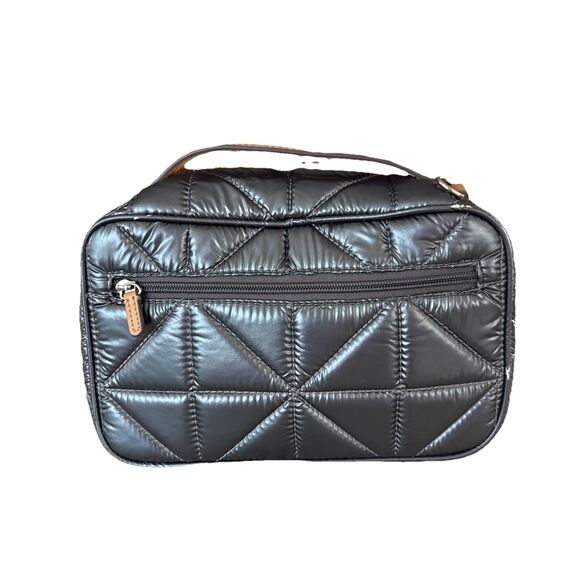Twelvelittle Diaper Clutch Crossbody Diaper Bag Quilted‎ Metallic Gray - Picture 2 of 16